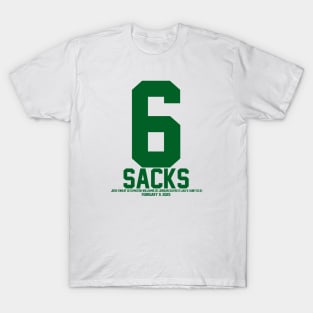 Phialdelphia Eagles 6 Sacks T-Shirt